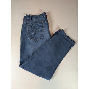DKNY Jeans Women's Blue Denim Straight Leg Jeans Size 12